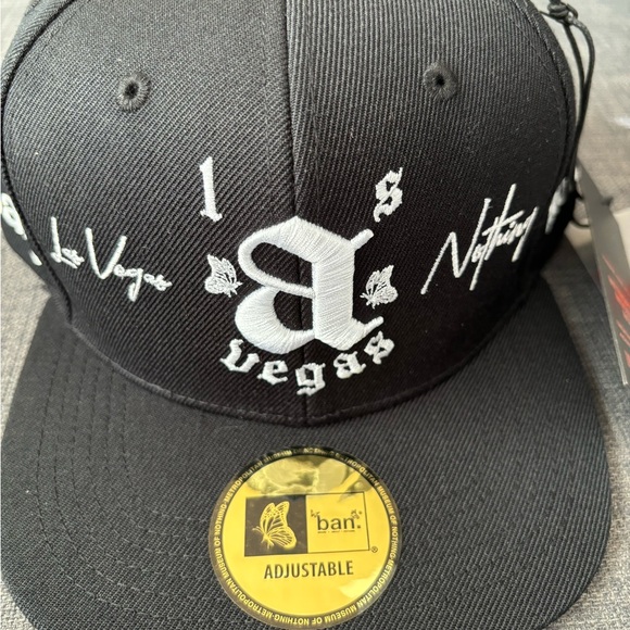 Brand About Nothing BAN LasVegas Exhibit B Wool Snap Back Hat NEW - Picture 4 of 9